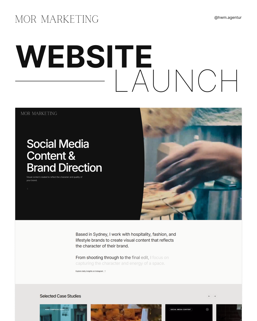 Mor Marketing Instagram Beitrag 1