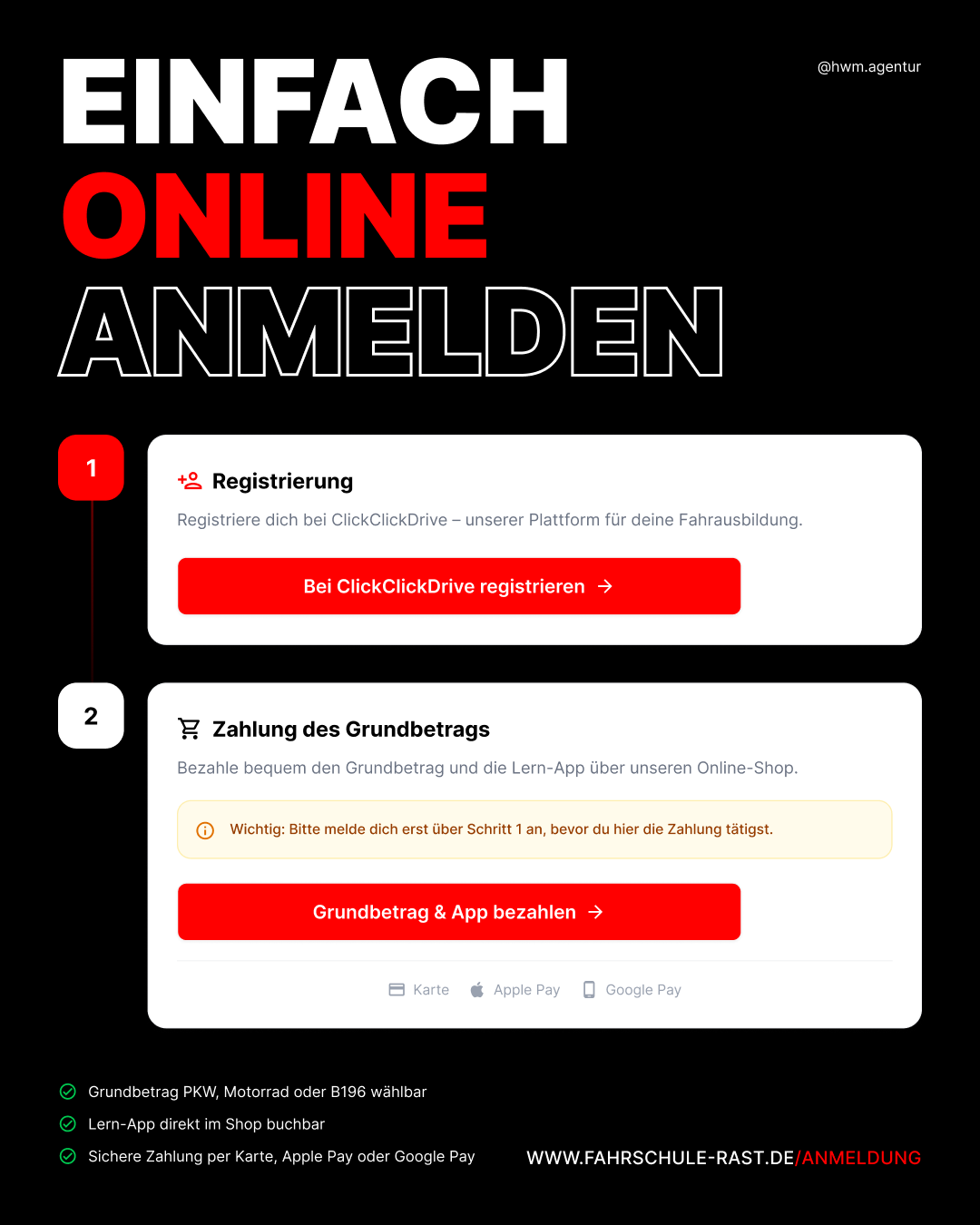 Fahrschule Rast Instagram Beitrag 3